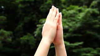 Asian girl screwed hardcore and gave blowjob