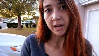 Amateur redhead Milf sucks and fucks a guy