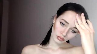 Brunette Solo Webcam Masturbation