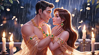Soft Candle Light Mein Desi Wife Ki Intimate Night - White Saree Mein Husband Ke Saath Full Embrace Sex
