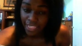 Thick Ebony BBW on Webcam