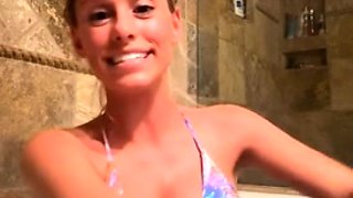 Madisyn Shipman Bikini Bathtub & Topless With Pasties