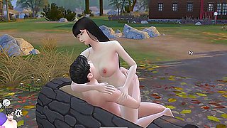 Fucking In The Forest With A Beautiful Girl