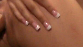 Latina teen gets hard doggy style fuck in bed