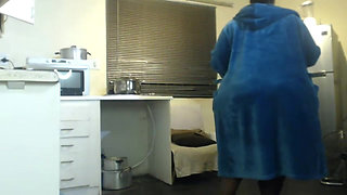 Busty BBW Teasing Around