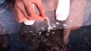 Naughty amateur German Milf group sex action