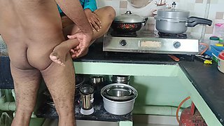 House Maid Fucking in Kitchen Slap