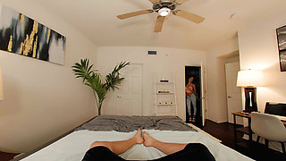 Stepmom Watching Stepson Jerk off