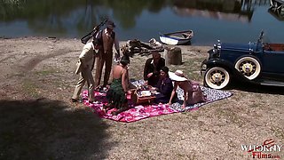 WHORNY FILMS Finest Outdoor Pornography Lovemaking Ever Steaming Damsels Spoil In Enormous Gang Poke - Julia Ann