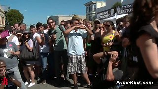 Public BDSM at Folsom Fair