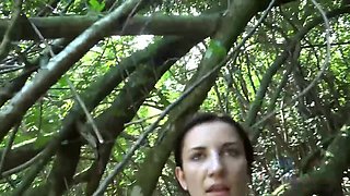 Jade Amber's Intimate Woods Encounter in Hawaii - POV Style
