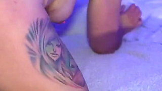 Eckobelle Squirts on BBC- Nipple Play and Oral Worship