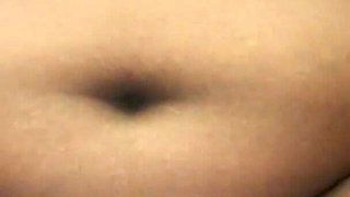 Legs Wide Open Oiling My Big Belly Stimulating My Clit with Electric Toothbrush