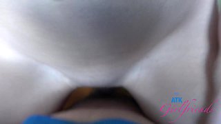 Slim Small-titted Blonde Nicole Nichols Polishes Her Partner's Bolt With Her Feet, Mouth & Tight Cunt