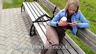 I met a cutie in the park, and she turned out to be a nymphomaniac and dragged me to her for sex: Porn