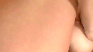 In the bedroom, the teen Svetlana plays with toys but is eager for a cock in her ass