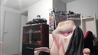 Jerking off shemale tranny solo play