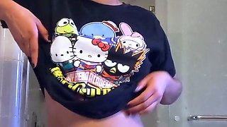 Teen Glasses Cam with Big Boobs