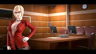 Big nipples and natural tits on display in this ordered cartoon fantasy