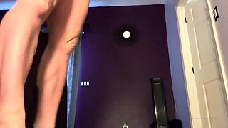 Cute curly brunette solo webcam masturbation