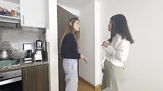 My Ex GF Sneaks Over For Hot Lesbian Sex While Hubby's Away - Scarlettandc