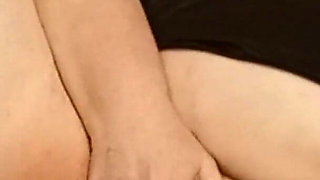 Masturbating Stepmom Was Given a Cock to Suck and Cum in Her Mouth