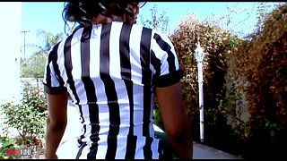 Black threesome with double penetration for ebony babe vanessa monet