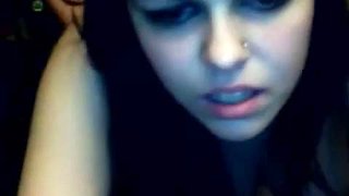 Pretty girlfriend sex on webcam: Blowjob, Licking  Amateur Porn