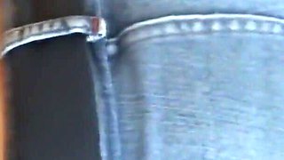 I masturbate while my wife rests and I cum on her big ass