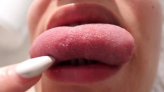 AmayaMori - Indian Stepsister Does Tongue Fetish From