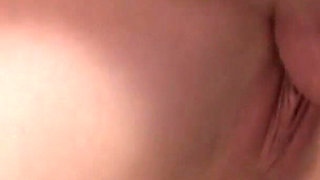 Elegant and Sexy Blonde MILF in Lingerie Enjoys Facial in the Office