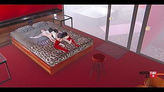 Hentai Asian Girls Blowjob to His Step-brother