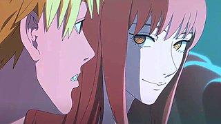 Chainsawman hentai - Makima has a hot sex with Denji in a movie theatre