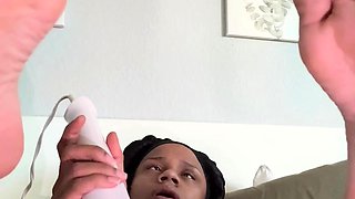 Monika Sweet masturbates her pussy and ass with toy