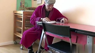 Horny old pervert asks his asian nursemaid to fuck: Big Tits, Blowjob  Amateur Porn