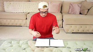 College girl Gets Punished By Grannie