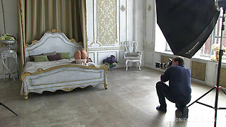 Katya Clover on photo session 'Call Me Clover' by Henry Sharpe (Antonio Clemens), backstage, NUDE-part 2