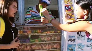 Sexy Ice Cream Scene-3_sexy Busty and Curvy Brunette Having Sex with the Ice Cream Man