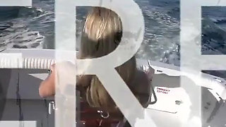 I fuck a blonde slut on my boat