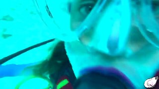 Supergirl Fucked Hard by Horny Octopus - Big Clit MILF Solo Underwater Sex