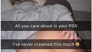 Cheating 19 Yo Gf In College Dorm Sends Creampied Pussy To Boyfriend Bc Of Ps5 Games With Snow Bunny