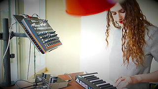 Lingerie Through the Slow Motion Bed