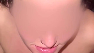 Night Club Chick Rides Cock for a Facial