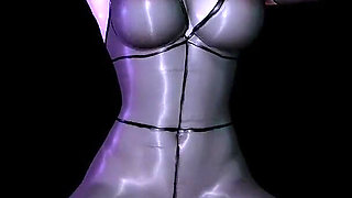 3D Short Hair Slut Asian Whore Wearing Sexy Lingerie Got Fucked so Hard