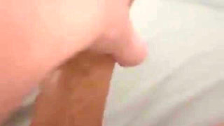 Blonde MILF Fucks Her Pussy with a Dildo