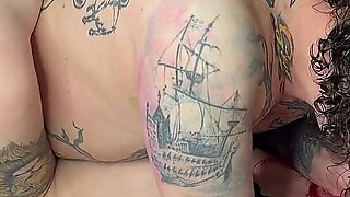 Tattooed Redhead Submits to Stepdaddy's Firm Hand: Spanked, Teased, Fucked, and Swallows Every Drop