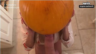 Pumpkin Gloryhole Suprise For My Stepsister Frances Bentley - Bj & Riding Til I Cum Deep Inside