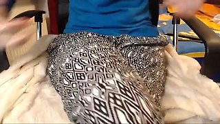 Teen with glasses spreads her pussy and fingers herself: Amateur, Brunette  Masturbation Porn