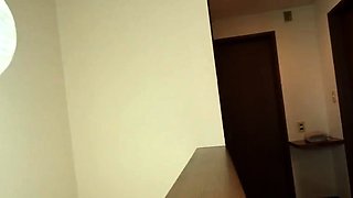 Amateur asian toyer toying at home