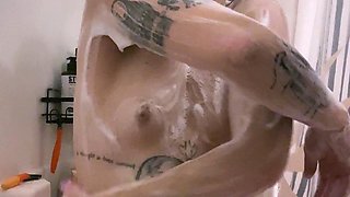 Amateur blondie solo anal masturbation